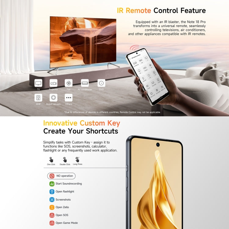 Ulefone Note 18 Pro, 6GB+256GB, Face ID & Side Fingerprint, 6.78 inch Android 14 MediaTek Helio G91 MTK6769 Octa Core, Network: 4G, Dual SIM, OTG, NFC Ulefone Note 18 Pro, 6GB+256GB, Face ID & Side Fingerprint, 6.78 inch Android 14 MediaTek Helio G91 MTK6769 Octa Core, Network: 4G, Dual SIM, OTG, NFC
